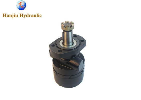 BMER Series 350ml/r Orbital Hydraulic Motor with 4-Hole Flange G 1/2 Port and 1-1/2” Tapered Shaft