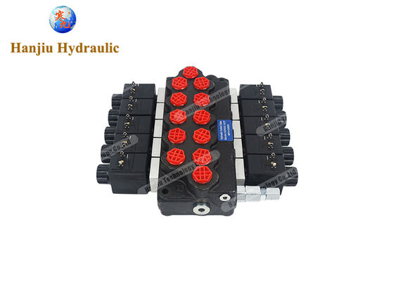 WALVOIL Valve Replacement SD5 3/8" BSP 5 BANK DIRECTIONAL CONTROL VALVE 45LPM, Solenoid control