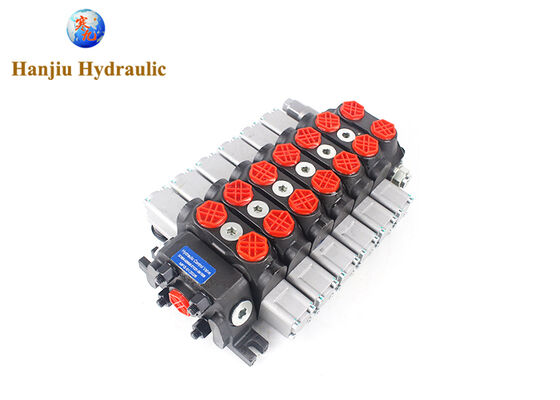 DCV Directional Control Valve Hydraulic 15.8GPM High pressure valve with handle at 180°
