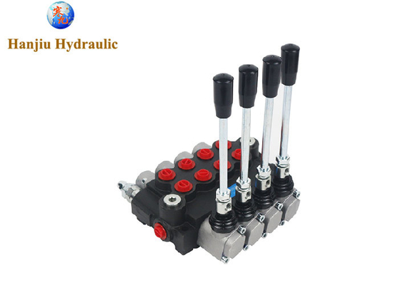 Valvola direzionale idraulica 4P40-1A1A1A1A1GKZ1 40L 4 spole porte G3/8