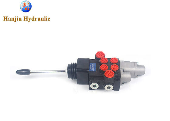 Valvola di controllo direzionale idraulica Valvola joystick 2P40 per retroescalatori e caricatori montati con funzione galleggiante